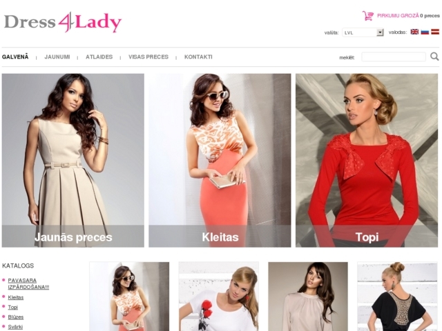 Dress4lady.lv - sieviešu apģērbu interneta veikals, LADEM, SIA